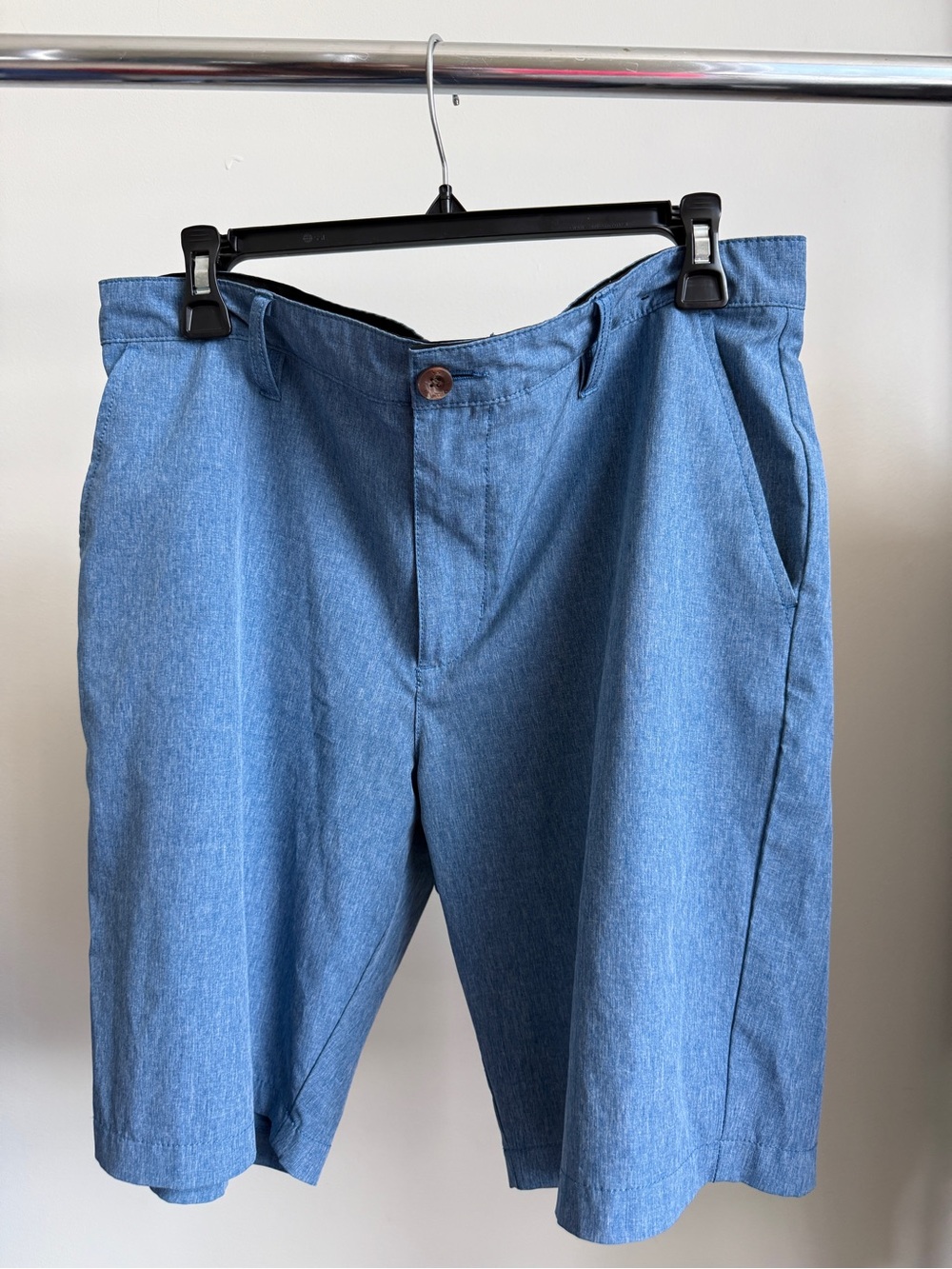 RVCA Light Blue Mens Hybrid Shorts